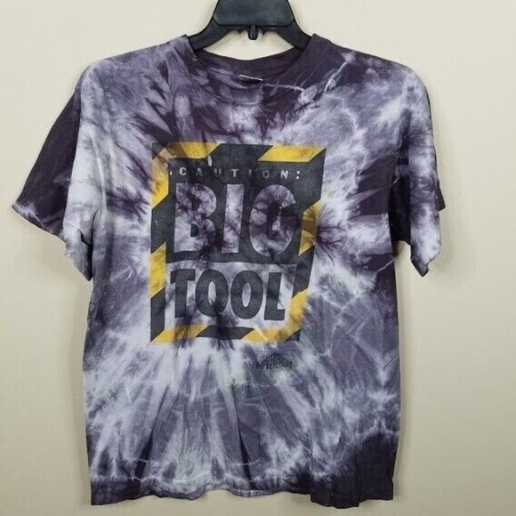 Home Improvement T Shirt Vintage 90s Big Tool Tie Dye Single Stitch Size XL - Picture 1 of 7